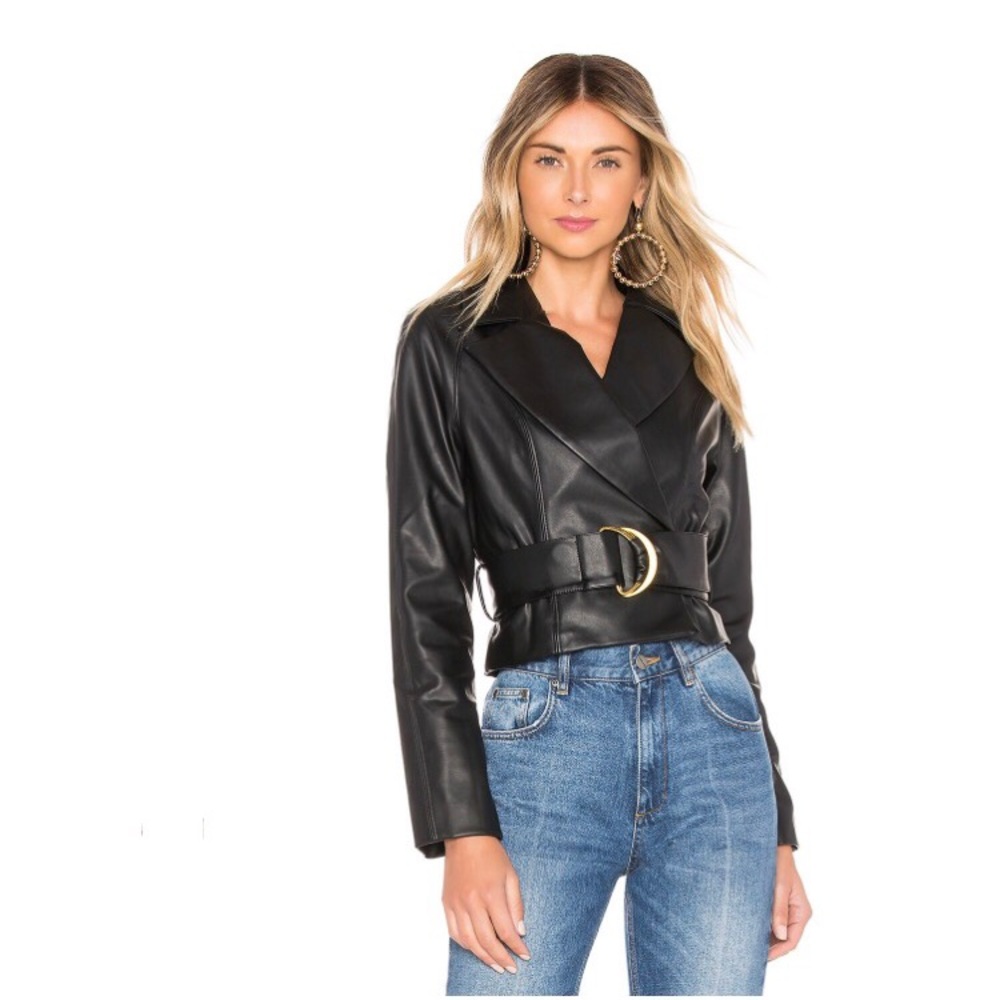 #NWT Revolve Tularosa Faux Leather Jacket